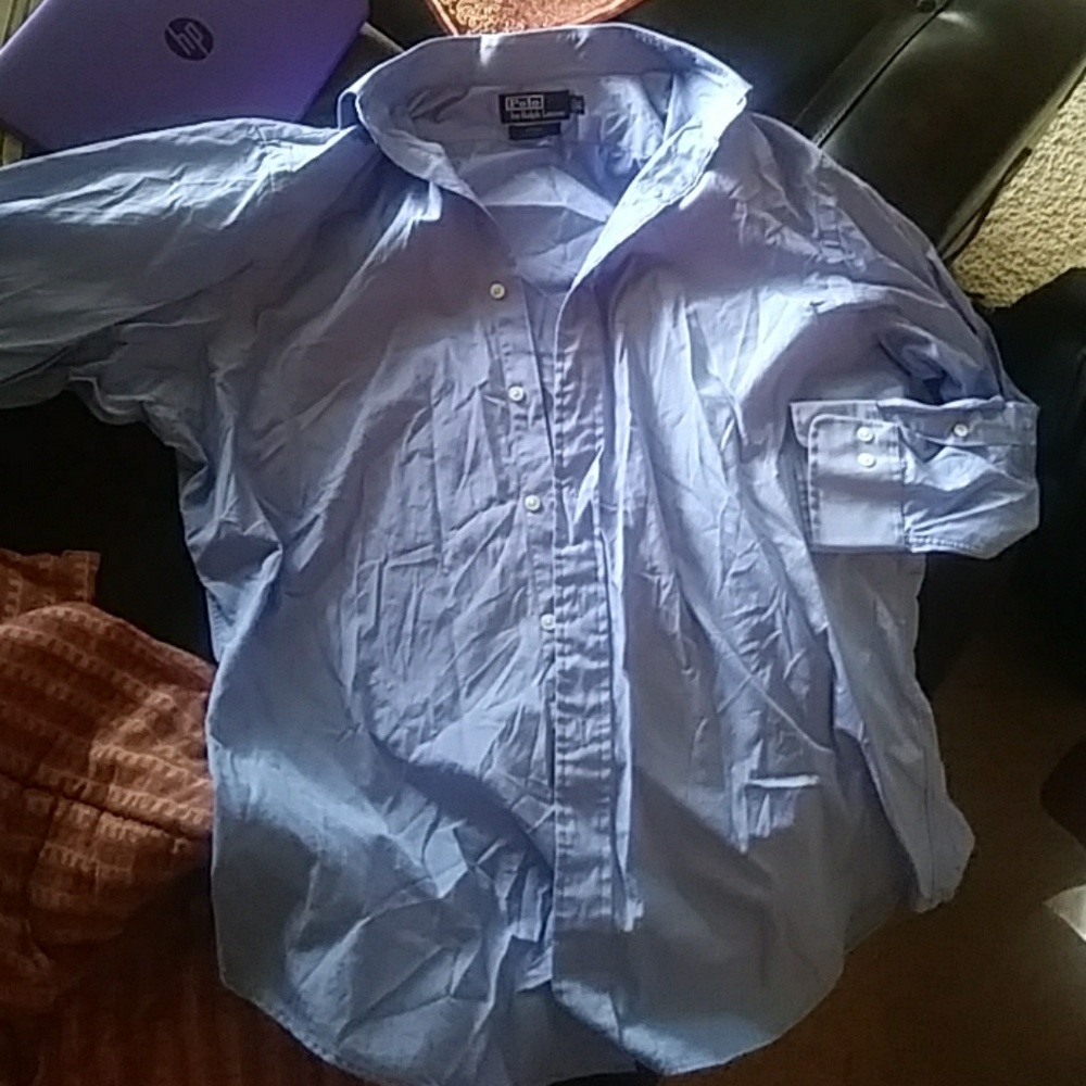 Polo Ralph Lauren blue button down oxford large